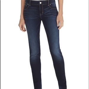 WHBM Stretchy Skinny Blue Jeans